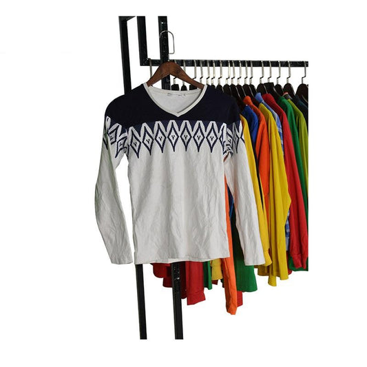 Cheap Price Wholesale Used Men Clothes Long T-Shirt Second Hand Clothing in Bales