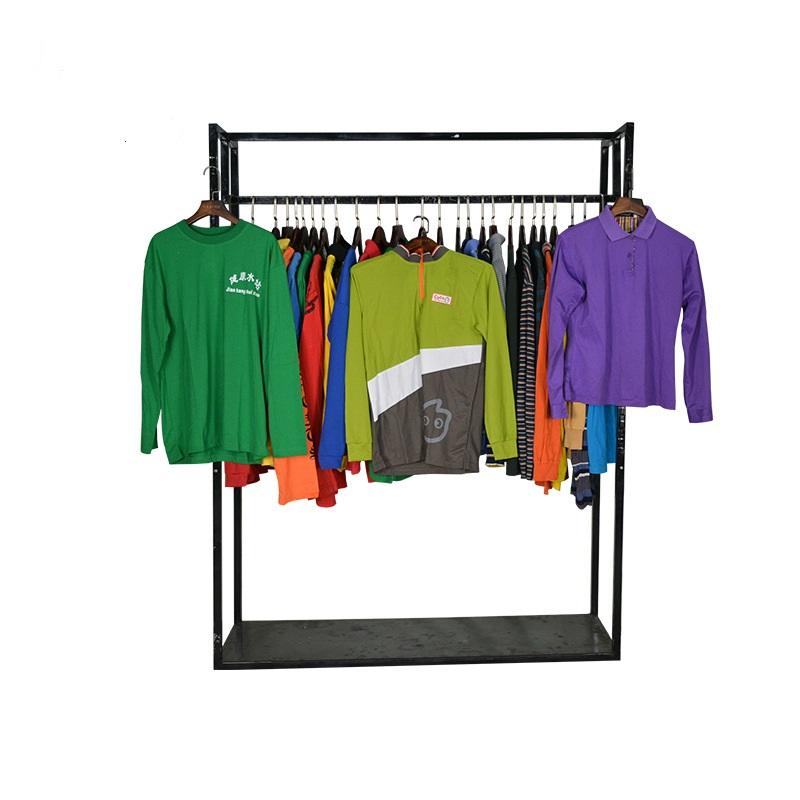 Cheap Price Wholesale Used Men Clothes Long Sleeve Shirt T-Shirt Second Hand Clothing in Bale